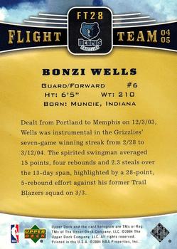 2004-05 Upper Deck - Flight Team #FT28 Bonzi Wells Back