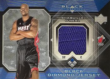 2004-05 Upper Deck Black Diamond - Black Diamond Jersey #BDJ-SO Shaquille O'Neal Front