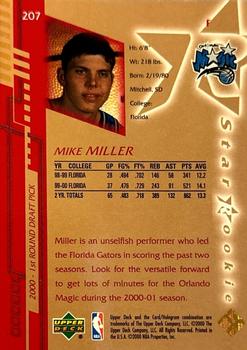 2000-01 Upper Deck #207 Mike Miller Back