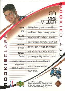2000-01 Upper Deck #425 Mike Miller Back