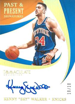 2020-21 Panini Immaculate Collection - Past and Present Signatures Gold #PPS-KSW Kenny 