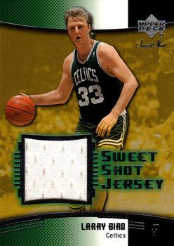 2004-05 Upper Deck Sweet Shot - Sweet Shot Jersey #SSJ-LB Larry Bird Front