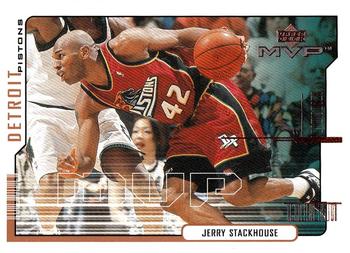 2000-01 Upper Deck MVP #48 Jerry Stackhouse Front