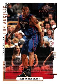 2000-01 Upper Deck MVP #196 Quentin Richardson Front