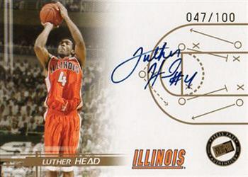 2005 Press Pass - Autographs Gold Half Court #NNO Luther Head Front