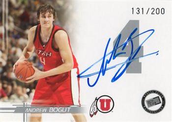 2005 Press Pass - Autographs Silver Jersey Numbers #NNO Andrew Bogut Front