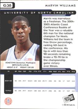 2005 Press Pass - Gold #G38 Marvin Williams Back