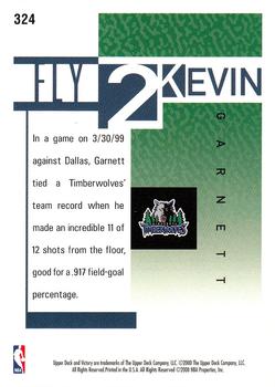 2000-01 Upper Deck Victory #324 Kevin Garnett Back