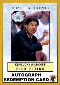2001 Fleer Greats of the Game #NNO Rick Pitino Front