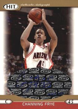 2005 SAGE HIT - Autographs Gold #A45 Channing Frye Front
