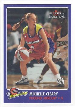 2001 Fleer Tradition WNBA #152 Michelle Cleary Front