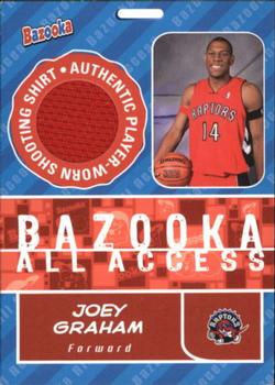 2005-06 Bazooka - All-Access Relics #BAA-JG Joey Graham Front