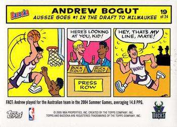 2005-06 Bazooka - Comics #19 Andrew Bogut Front