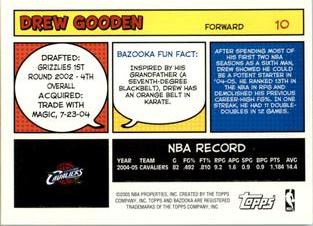 2005-06 Bazooka - Minis #10 Drew Gooden Back
