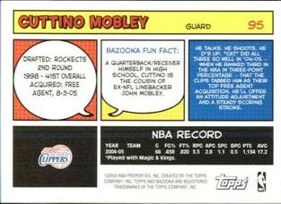 2005-06 Bazooka - Minis #95 Cuttino Mobley Back