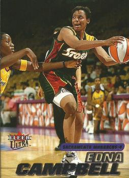 2001 Ultra WNBA #66 Edna Campbell Front