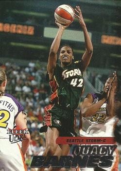 2001 Ultra WNBA #76 Quacy Barnes Front