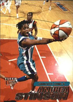 2001 Ultra WNBA #87 Andrea Stinson Front