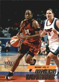 2001 Ultra WNBA #92 Umeki Webb Front