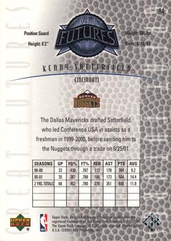 2000-01 Upper Deck Legends #94 Kenny Satterfield Back