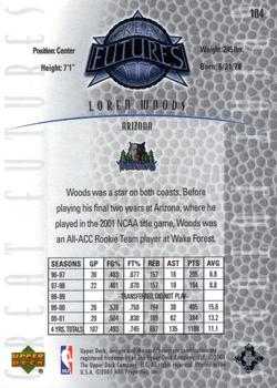 2000-01 Upper Deck Legends #104 Loren Woods Back
