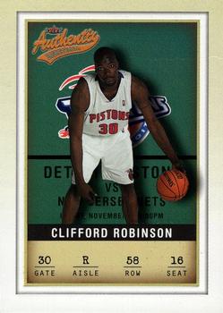 2001-02 Fleer Authentix #58 Clifford Robinson Front