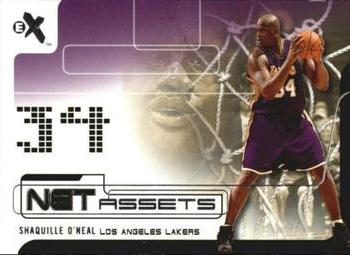 2001-02 E-X - Net Assets #NA 5 Shaquille O'Neal Front