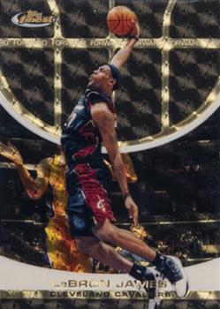 2005-06 Finest - Superfractors #85 LeBron James Front