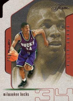 2001-02 Flair #40 Ray Allen Front