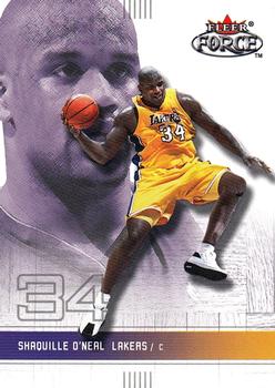 2001-02 Fleer Force #14 Shaquille O'Neal Front