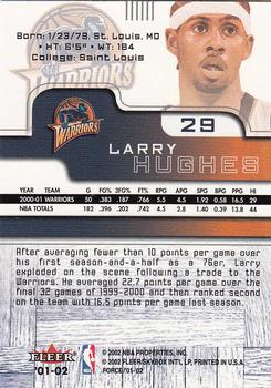 2001-02 Fleer Force #29 Larry Hughes Back