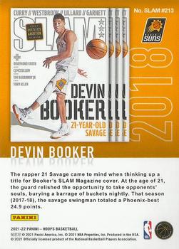2021-22 Hoops - Slam #SLAM #213 Devin Booker Back