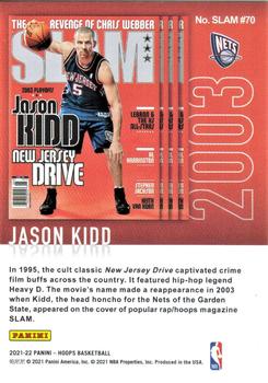 2021-22 Hoops Winter - SLAM Holo #SLAM #70 Jason Kidd Back