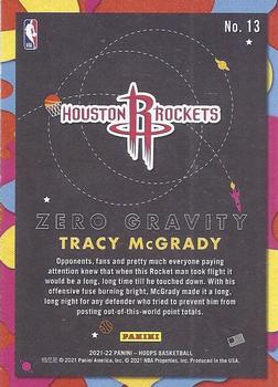 2021-22 Hoops - Zero Gravity #13 Tracy McGrady Back