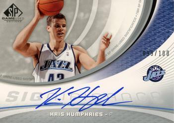 2005-06 SP Game Used - SIGnificance #SIG-KH Kris Humphries Front