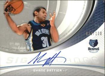 2005-06 SP Game Used - SIGnificance #SIG-SH Shane Battier Front