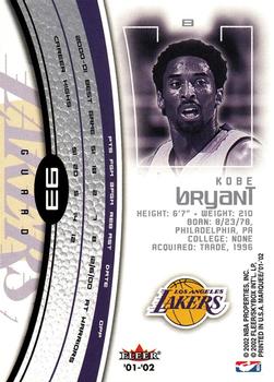 2001-02 Fleer Marquee #93 Kobe Bryant Back