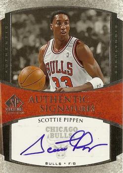 2005-06 SP Signature Edition - Signatures #AS-SI Scottie Pippen Front