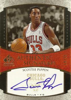 2005-06 SP Signature Edition - Signatures Gold #AS-SI Scottie Pippen Front