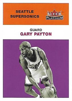 2001-02 Fleer Platinum #53 Gary Payton Front