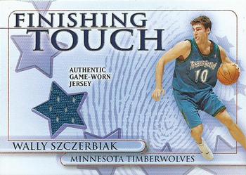 2005-06 Topps - Finishing Touch Relics #FT-WS Wally Szczerbiak Front