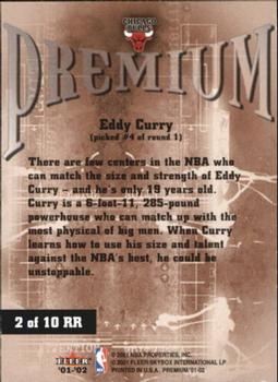 2001-02 Fleer Premium - Rookie Revolution #2 RR Eddy Curry Back