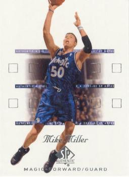 2001-02 SP Authentic #63 Mike Miller Front
