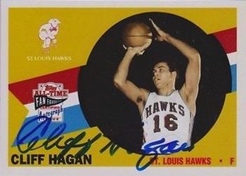 2005-06 Topps 1952 Style - All-Time Fan Favorites Autographs #FFA-CHA Cliff Hagan Front