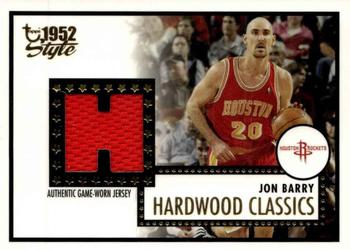 2005-06 Topps 1952 Style - Hardwood Classics #HCR-JBA Jon Barry Front