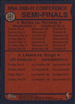 2001-02 Topps Heritage #247 Conference Semi-Finals Back