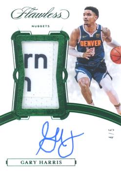 2020-21 Panini Flawless - 2019-20 Flawless Basketball - Vertical Patch Auto Emerald #VP-GHS Gary Harris Front