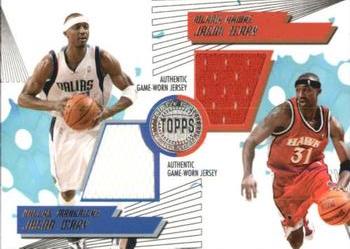 2005-06 Topps First Row - PTP Relics Dual #PTP-JT2 Jason Terry Front