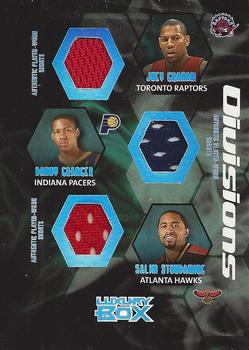 2005-06 Topps Luxury Box - Divisions 6 Relics #DVR-16 Joey Graham / Danny Granger / Salim Stoudamire / Rashad McCants / Francisco Garcia / Luther Head Front