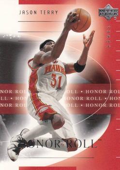 2001-02 Upper Deck Honor Roll #2 Jason Terry Front
